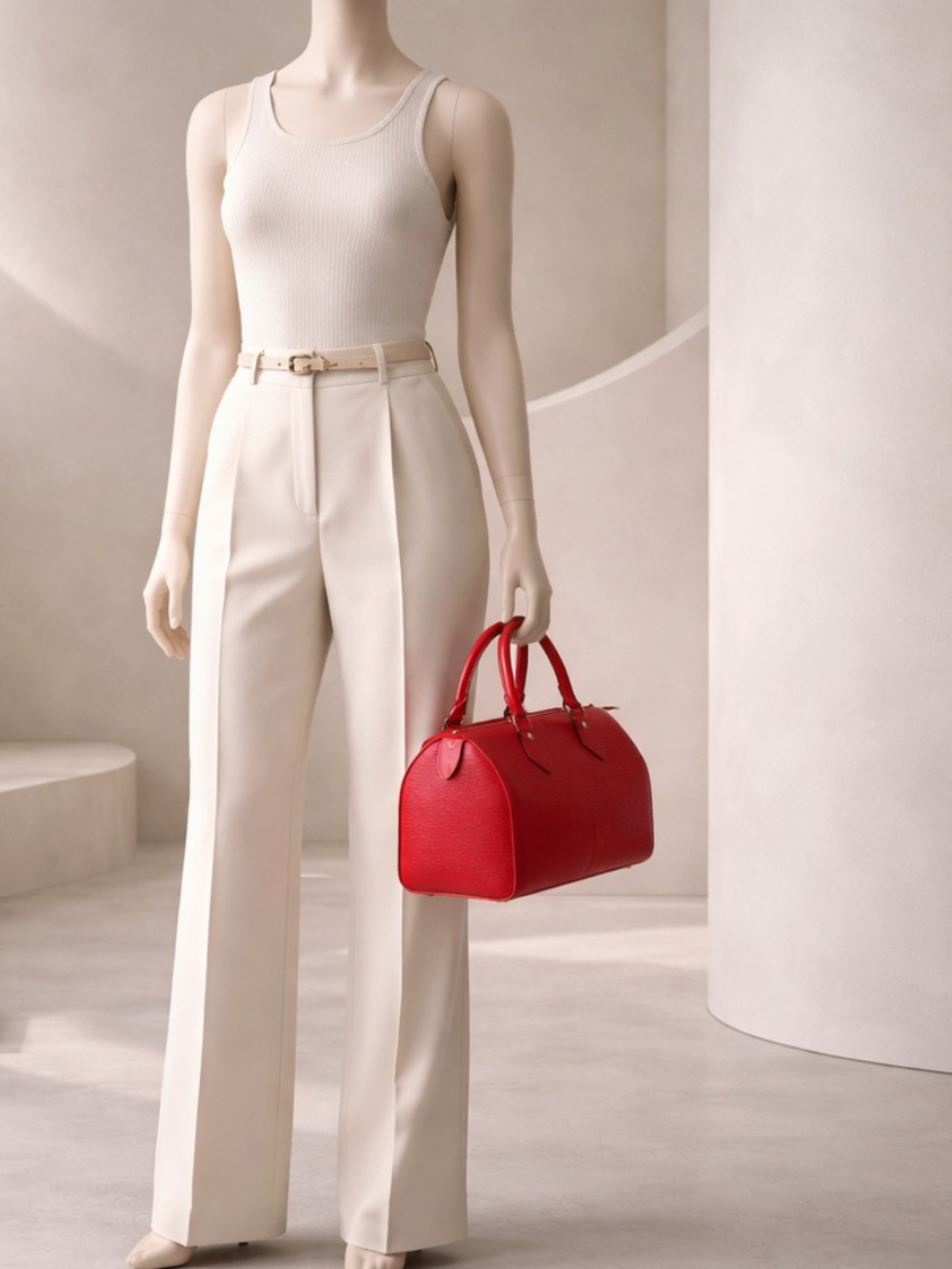 Authentic Louis vuitton Epi Speedy Handbag . - Picture 17 of 17